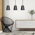 EMIBIG BOLERO 3 BLACK Fekete Beltéri Függőlámpa E27 IP20 EB-442-3