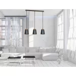 EMIBIG BOLERO 3 BLACK Fekete Beltéri Függőlámpa E27 IP20 EB-442-3