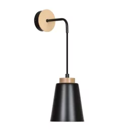   EMIBIG BOLERO K1 BLACK Fekete Beltéri Fali lámpa E27 IP20 EB-442-K1