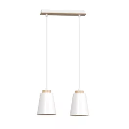   EMIBIG BOLERO 2 WHITE Fehér Beltéri Függőlámpa E27 IP20 EB-443-2