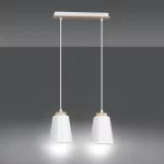 EMIBIG BOLERO 2 WHITE Fehér Beltéri Függőlámpa E27 IP20 EB-443-2
