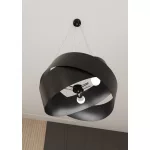 EMIBIG VIENO BLACK Fekete Beltéri Függőlámpa E27 IP20 EB-512-1