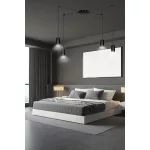 EMIBIG TRAKER 4 BL/BLACK Fekete Beltéri Függőlámpa GU10 IP20 EB-524-4