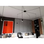 EMIBIG TRAKER 6 BL/BLACK Fekete Beltéri Függőlámpa GU10 IP20 EB-524-6