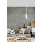 EMIBIG TRAKER 1 WH/WHITE Fehér Beltéri Függőlámpa GU10 IP20 EB-525-1