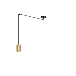   EMIBIG TRAKER 1 BL/GOLD Fekete Beltéri Függőlámpa GU10 IP20 EB-526-1