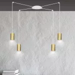 EMIBIG TRAKER 4 WH/GOLD Fehér Beltéri Függőlámpa GU10 IP20 EB-527-4