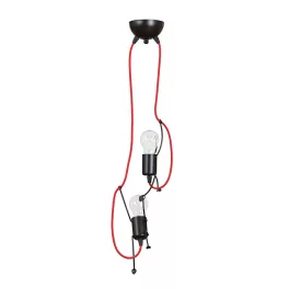   EMIBIG BOBI 2 BLACK Fekete Beltéri Függőlámpa E27 IP20 EB-537-2