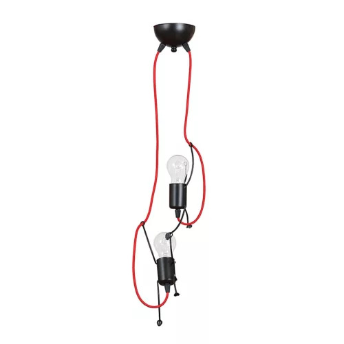 EMIBIG BOBI 2 BLACK Fekete Beltéri Függőlámpa E27 IP20 EB-537-2