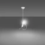 EMIBIG BOBI 1 WHITE Fehér Beltéri Függőlámpa E27 IP20 EB-538-1