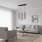 EMIBIG SELTER 6 BLACK Fekete Beltéri Függőlámpa G9 IP20 EB-552-6