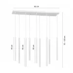 EMIBIG SELTER 9 WHITE Fehér Beltéri Függőlámpa G9 IP20 EB-553-9