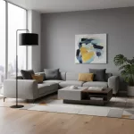 EMIBIG TRAPO LP1 BL BLACK Fekete Beltéri Állólámpa E27 IP20 EB-570-1