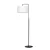 EMIBIG TRAPO LP1 BL WHITE Fekete Beltéri Állólámpa E27 IP20 EB-570-2