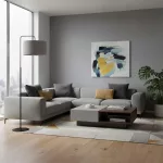 EMIBIG TRAPO LP1 BL GRAY Fekete Beltéri Állólámpa E27 IP20 EB-570-3