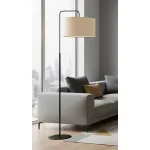 EMIBIG TRAPO LP1 BL ECRU Fekete Beltéri Állólámpa E27 IP20 EB-570-4