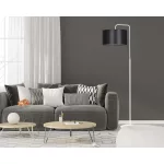 EMIBIG TRAPO LP1 WH BLACK Fehér Beltéri Állólámpa E27 IP20 EB-571-1