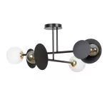 EMIBIG MINERVA 4 BLACK Fekete Beltéri Mennyezeti lámpa E27 IP20 EB-612-4