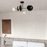 EMIBIG MINERVA 4 BLACK Fekete Beltéri Mennyezeti lámpa E27 IP20 EB-612-4