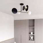 EMIBIG MINERVA 4 BLACK Fekete Beltéri Mennyezeti lámpa E27 IP20 EB-612-4