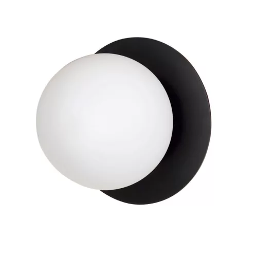 EMIBIG MINERVA K1 BLACK Fekete Beltéri Fali lámpa E14 IP20 EB-612-K1