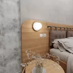 EMIBIG MINERVA K1 WHITE Fehér Beltéri Fali lámpa E14 IP20 EB-613-K1
