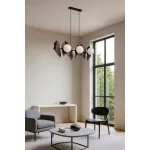 EMIBIG DRIFTON 6 BLACK Fekete Beltéri Függőlámpa E14 IP20 EB-636-6