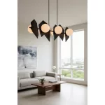 EMIBIG DRIFTON 6 BLACK Fekete Beltéri Függőlámpa E14 IP20 EB-636-6