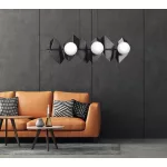 EMIBIG DRIFTON 6 BLACK Fekete Beltéri Függőlámpa E14 IP20 EB-636-6