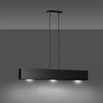 EMIBIG GENTOR 3 BLACK Fekete Beltéri Függőlámpa E27 IP20 EB-672-3