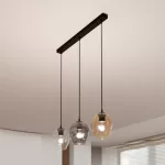 EMIBIG ISTAR 3 BL MIX Fekete Beltéri Függőlámpa E27 IP20 EB-678-3