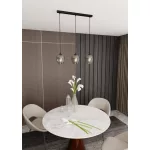 EMIBIG ISTAR 3 BL GRAFIT Fekete Beltéri Függőlámpa E27 IP20 EB-680-3