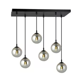   EMIBIG COSMO 6 BL GRAFIT Fekete Beltéri Függőlámpa E14 IP20 EB-712-6