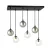 EMIBIG COSMO 6 BL MIX2 Fekete Beltéri Függőlámpa E14 IP20 EB-714-6M2