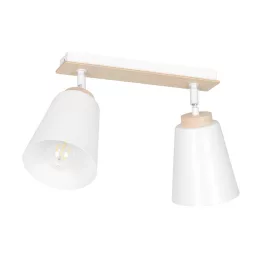   EMIBIG ATLAS 2 WHITE Fehér Beltéri Mennyezeti lámpa E27 IP20 EB-724-2