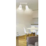 EMIBIG ATLAS 2 WHITE Fehér Beltéri Mennyezeti lámpa E27 IP20 EB-724-2
