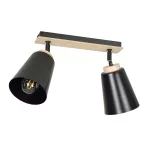 EMIBIG ATLAS 2 BLACK Fekete Beltéri Mennyezeti lámpa E27 IP20 EB-725-2