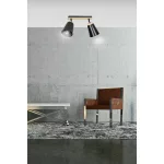 EMIBIG ATLAS 2 BLACK Fekete Beltéri Mennyezeti lámpa E27 IP20 EB-725-2