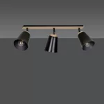 EMIBIG ATLAS 3 BLACK Fekete Beltéri Mennyezeti lámpa E27 IP20 EB-725-3