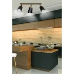 EMIBIG ATLAS 3 BLACK Fekete Beltéri Mennyezeti lámpa E27 IP20 EB-725-3