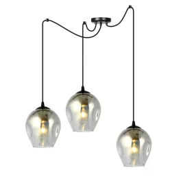   EMIBIG LEVEL 3 BL GRAFIT Fekete Beltéri Függőlámpa E27 IP20 EB-757-3