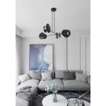 EMIBIG IDEA 4 BLACK Fekete Beltéri Függőlámpa E27 IP20 EB-792-4
