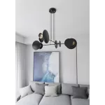 EMIBIG IDEA 4 BLACK Fekete Beltéri Függőlámpa E27 IP20 EB-792-4