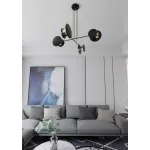 EMIBIG IDEA 4 BLACK Fekete Beltéri Függőlámpa E27 IP20 EB-792-4