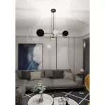 EMIBIG IDEA 4 BLACK Fekete Beltéri Függőlámpa E27 IP20 EB-792-4