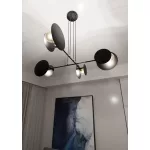 EMIBIG IDEA 4 BLACK Fekete Beltéri Függőlámpa E27 IP20 EB-792-4