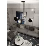 EMIBIG IDEA 4 BLACK Fekete Beltéri Függőlámpa E27 IP20 EB-792-4