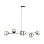 EMIBIG ROSSI 6 BL GRAFIT Fekete Beltéri Függőlámpa E14 IP20 EB-875-6