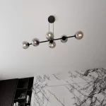 EMIBIG ROSSI 6 BL GRAFIT Fekete Beltéri Függőlámpa E14 IP20 EB-875-6