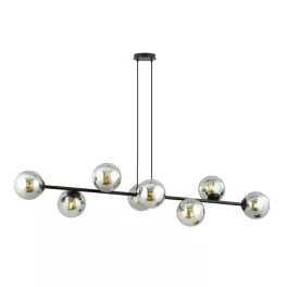   EMIBIG ROSSI 8 BL GRAFIT Fekete Beltéri Függőlámpa E14 IP20 EB-875-8